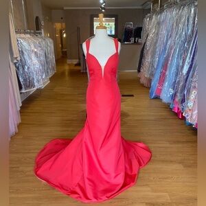 Sherri Hill Red Prom Dress